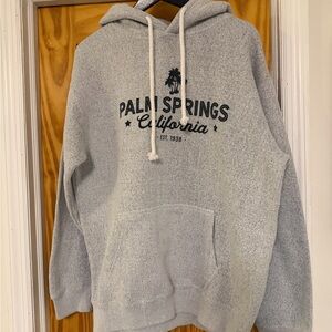Palm Springs California Heather Gray Hoodie